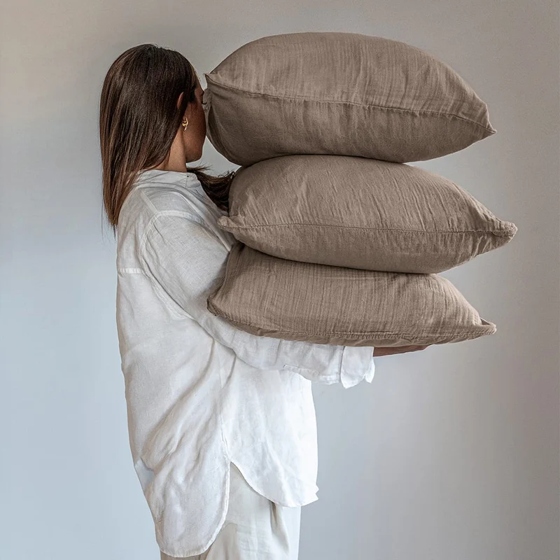 Breeze Pillowcase 70x50cm | Mocha
