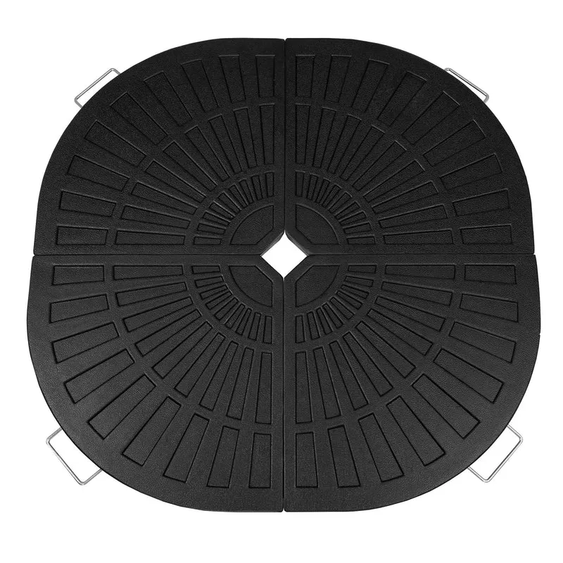 Base para Parasol Excéntrico de 4 Piezas – Forma Abanico
