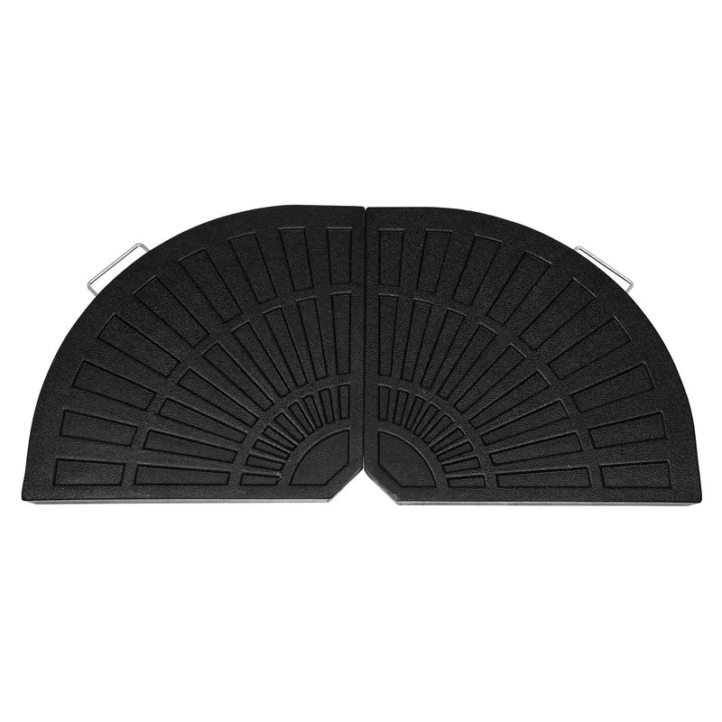 Base para Parasol Excéntrico de 2 Piezas – Forma Abanico
