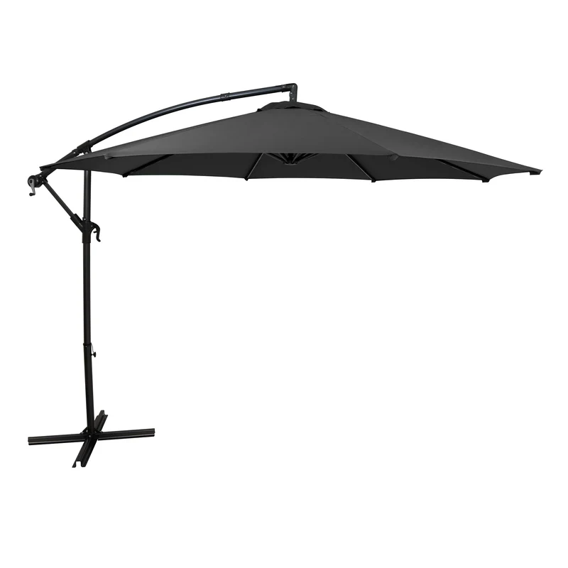 Parasol Excéntrico de 3 m – Gris