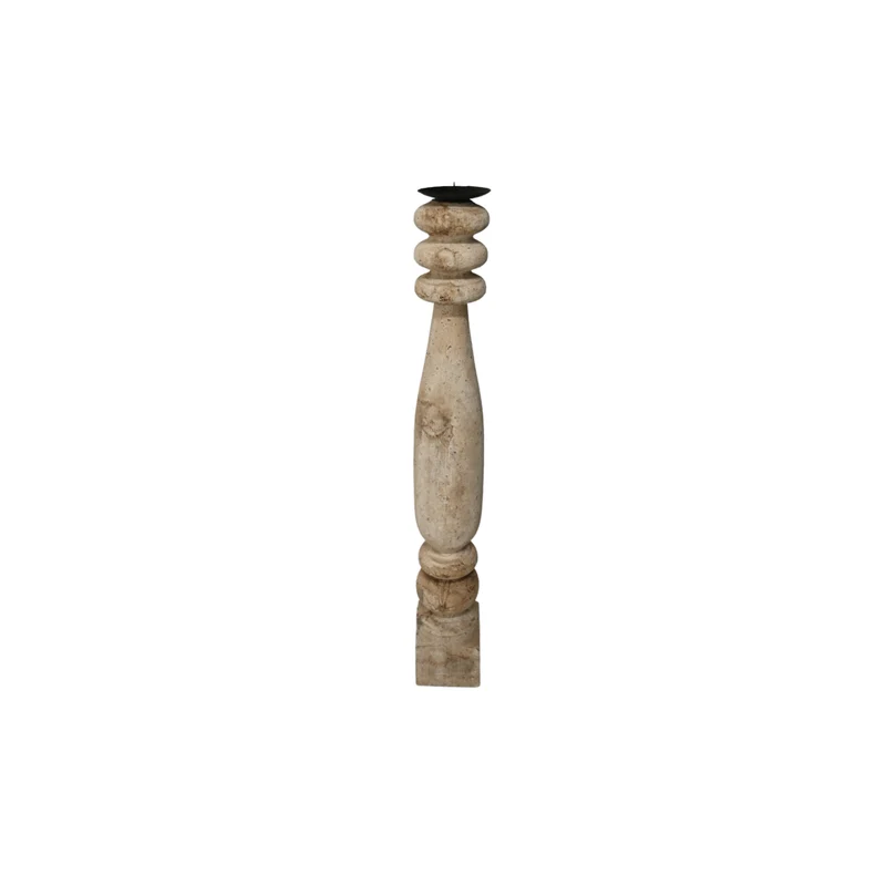 Vintage wooden candle holder | 55-60cm