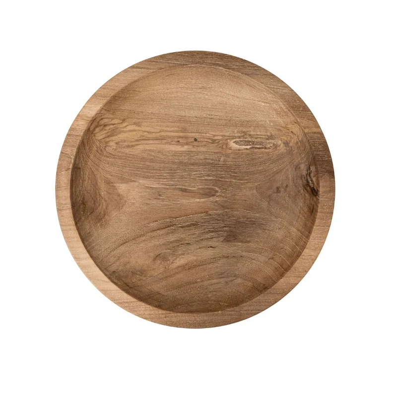 Round Teak Serving Platter | 40x6cm