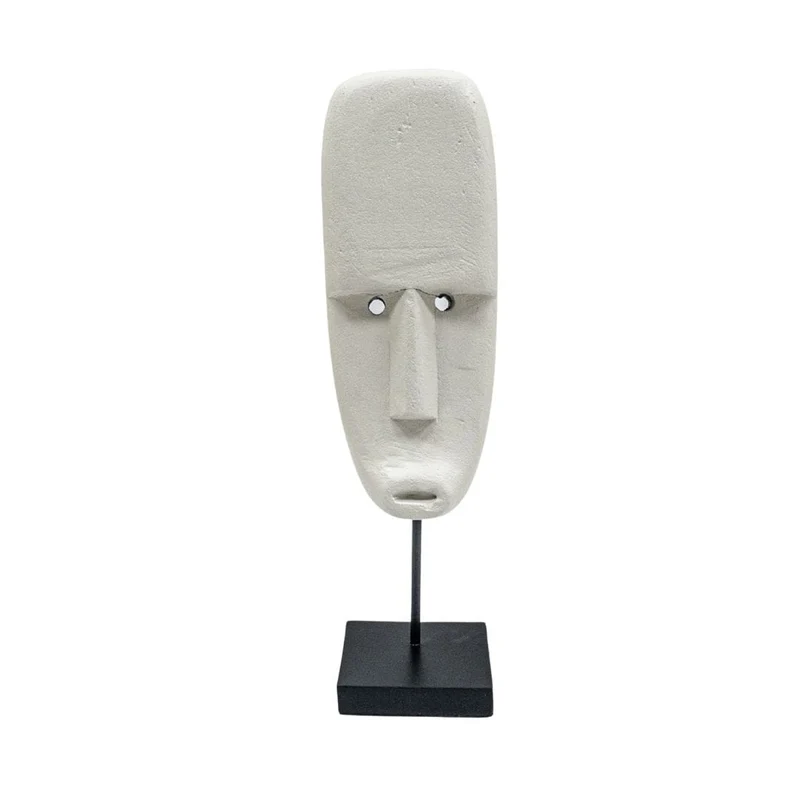 Sumba stone mask | M | Sand