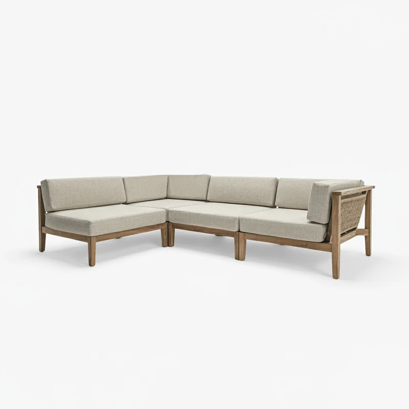 Menorca Woven Back Modular Sofa