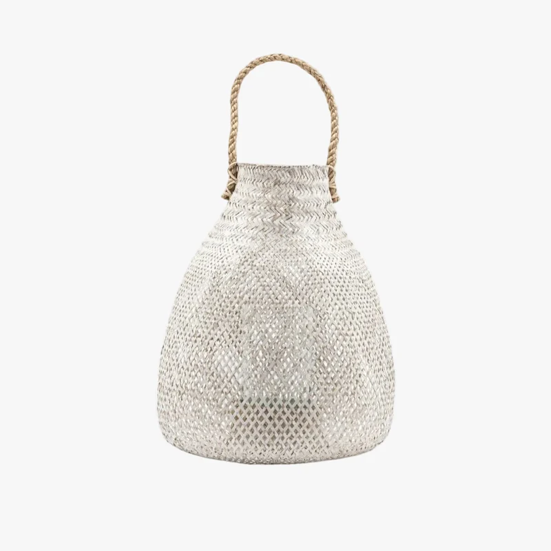 Sage Lantern | White