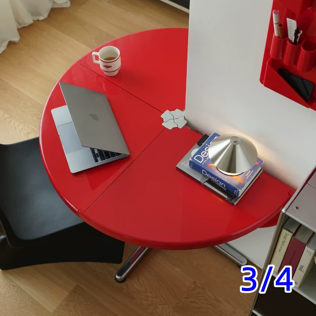 Mesa plegable redonda