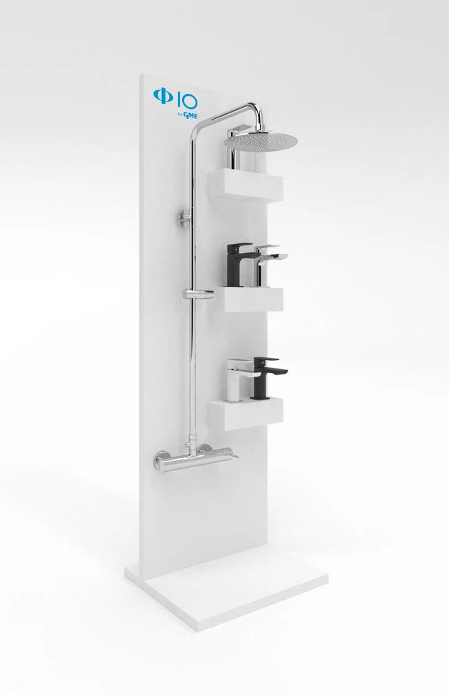 EXPOSITOR DUCHAS Y GRIFERIA