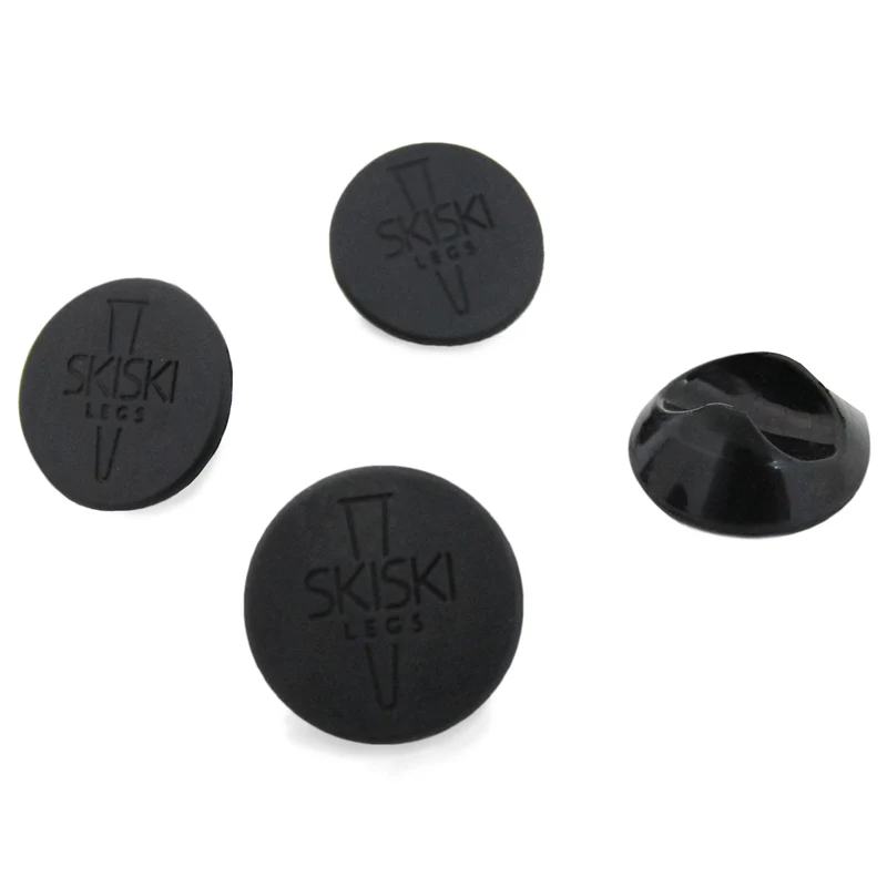 4 x Protectores de Patas de Horquilla 10 mm - Negro