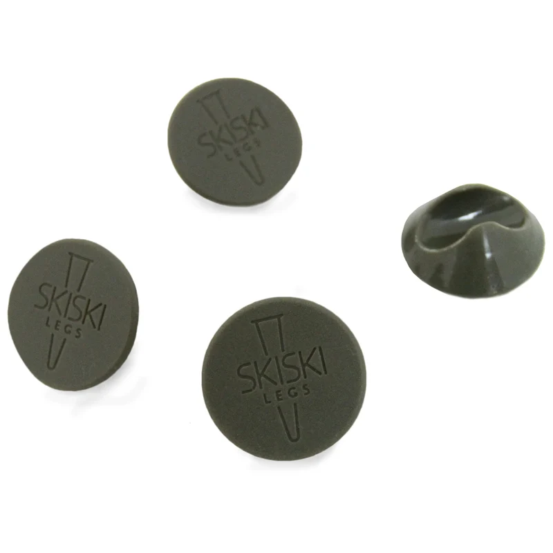 4 x Protectores de Patas de Horquilla 10 mm - Gris