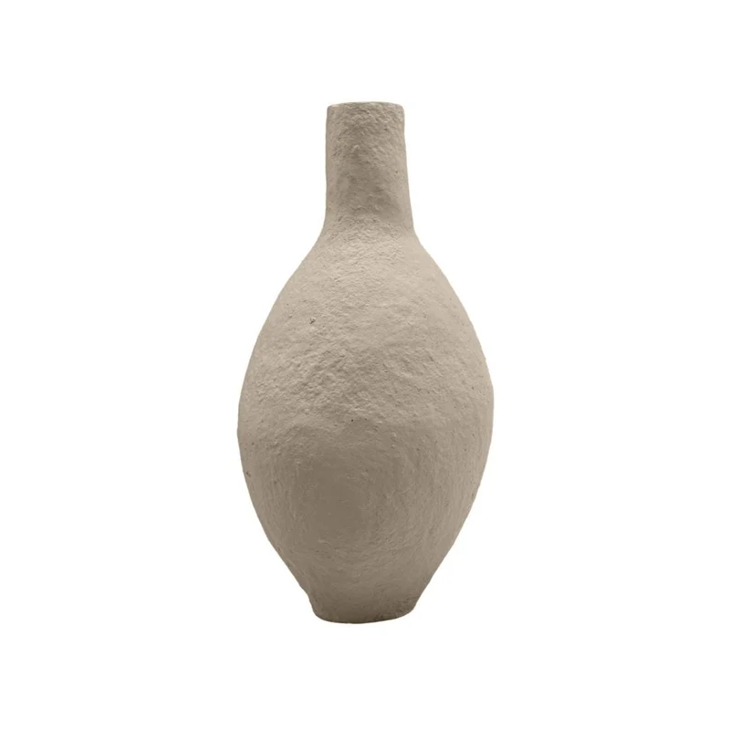 Tahlia Vase Sculpted Neck | Sand