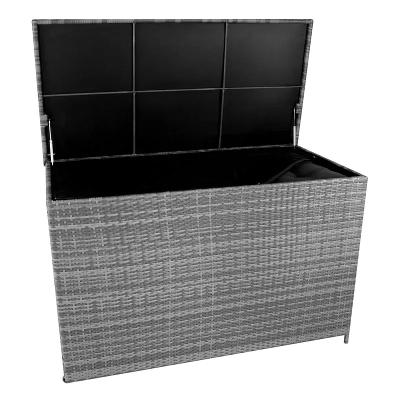 Baúl de Almacenaje de Ratán 996L – Gris