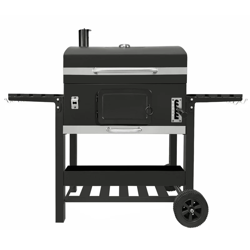Barbacoa de Carbón XXL con Ahumador
