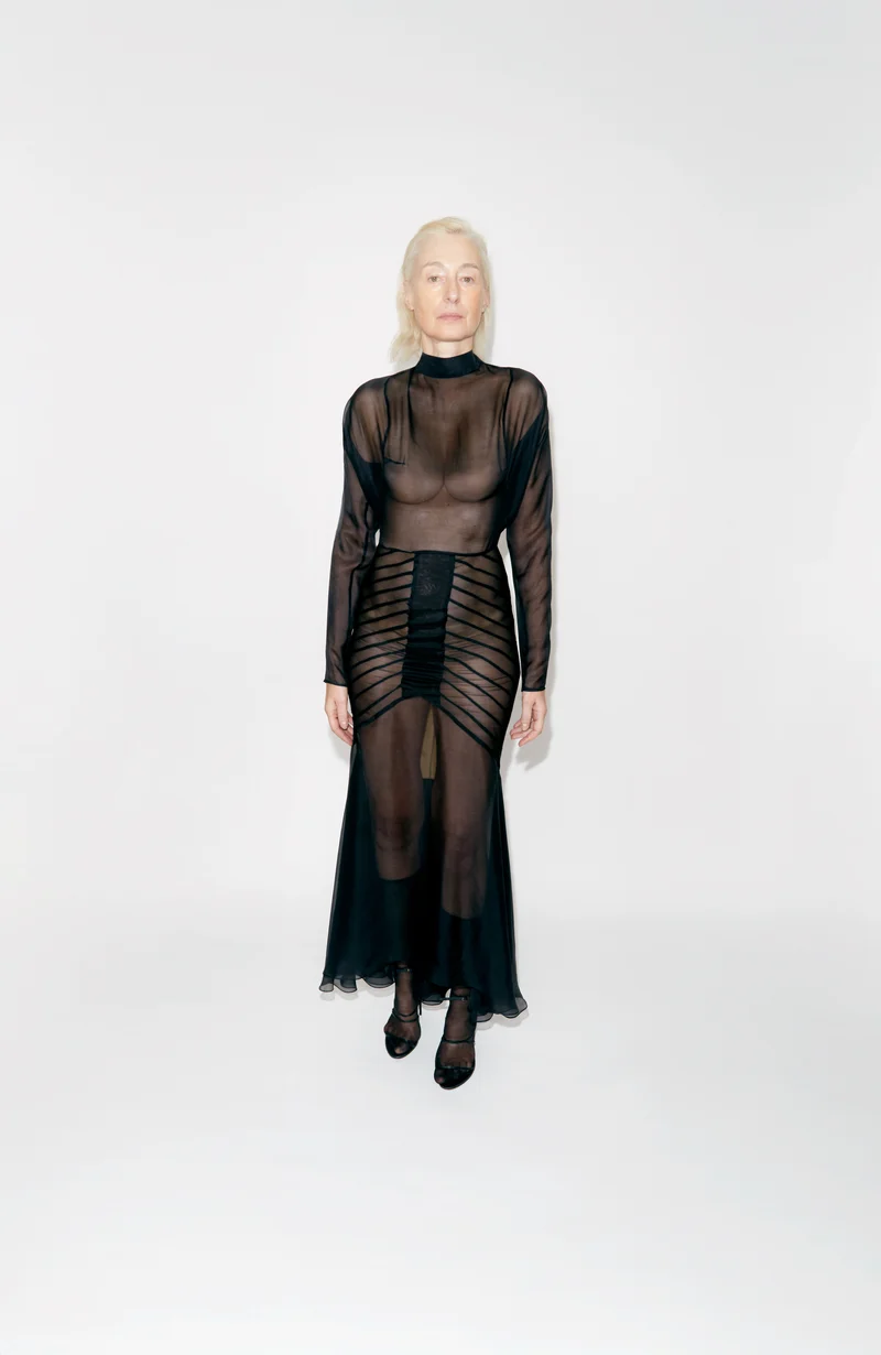 Black Chiffone Dress