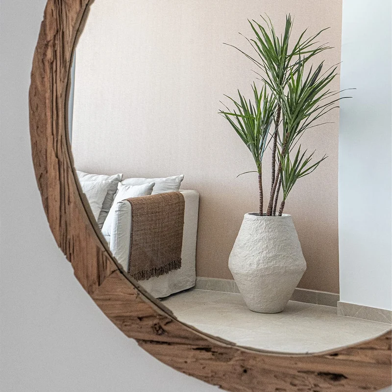 Tahlia Vase Curved | Sand