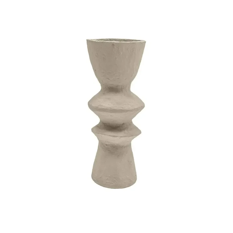 Tahlia Vase Totem Silhouette | Sand