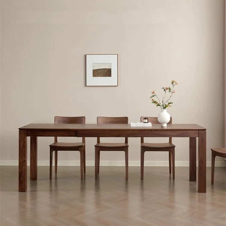 Mesa de comedor extensible minimalista