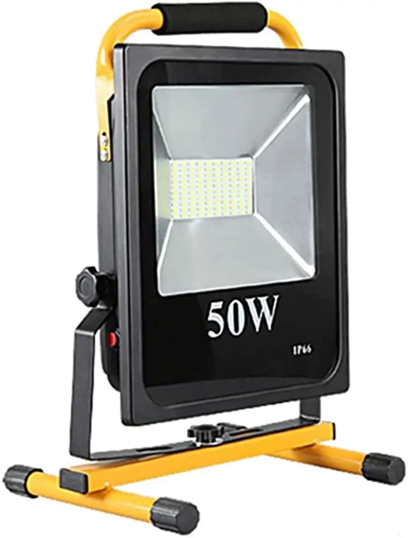 Badass 50W Led Rechargeable Floodlight Boasting 5000 Lumens Of Brutal Brightness This Rugged Waterproof Work Light Is Built For Construction Sites Yards And Garages So You Can Tackle Any Job Indoors Or Outdoors With Zero Hassle And Total Reliability
