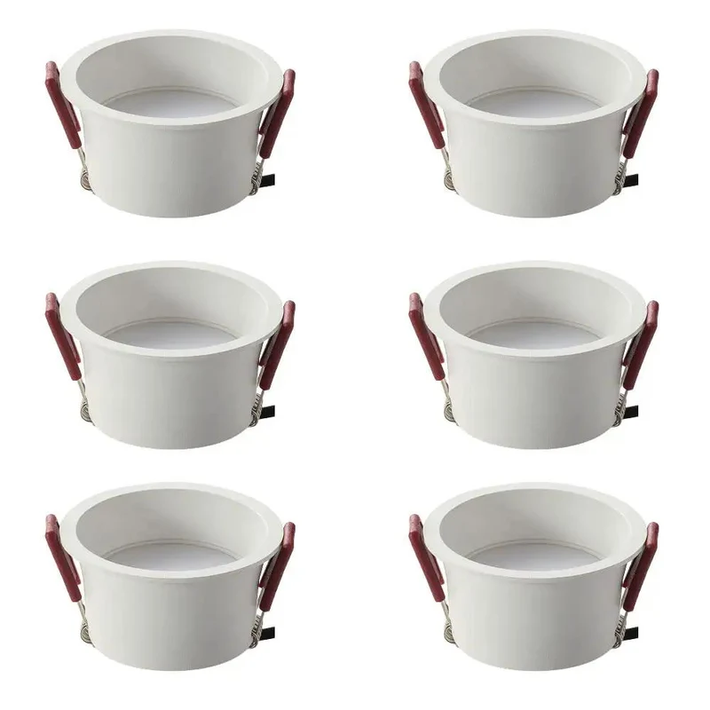 Heavy Duty Led Recessed Downlight Retrofit Kit With Baffle Trim And 120 Degree Wide Beam Angle Delivers Smooth Matte Off White Finish Pick Your Favorite Warm Or Cool Hue For A Zero Flicker Glow That Is Straight Up Rock Solid Forever