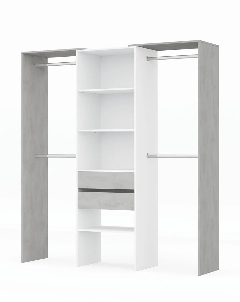 Armario-Vestidor con Estanteria Jens 179cm