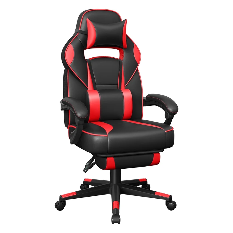 Silla de Oficina con Reposapiés Ajustable