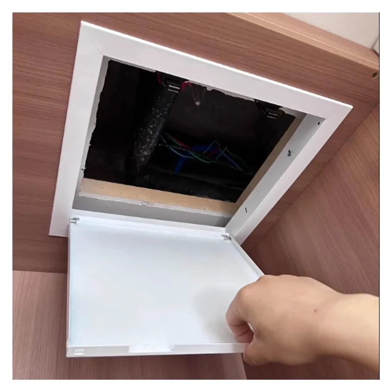 Real Deal White 250X300MM Inspection Panel For Drywall And Drop Ceilings Features Seamless Galvanized Steel Frames That Outlast Rust And Turn Tricky Fixes A No Sweat Job