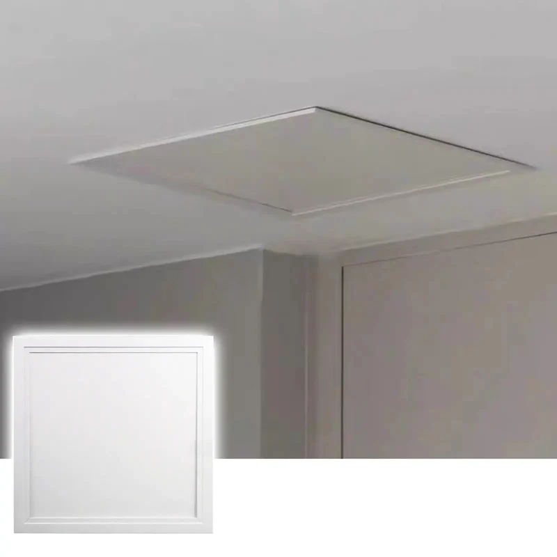 Heavy Duty White Aluminum Drywall Access Panel Removable Wall Hole Cover 8 By 8 Inch Custom Fit Lowkey Super Smooth Quick Swap Install Tough As Nails Paint Finish For Walls And Ceilings