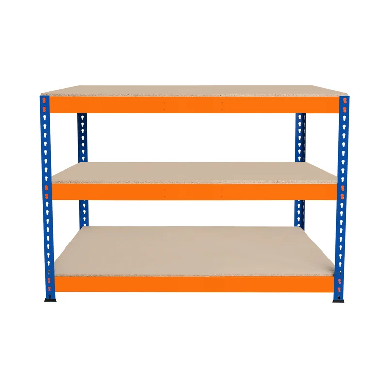 Banco de Trabajo S-Rax con 3 Niveles - 120cm x 60cm x 90cm