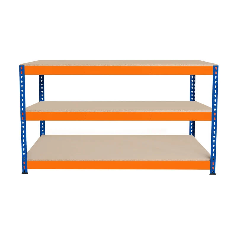 Banco de Trabajo S-Rax con 3 Niveles - 150cm x 60cm x 90cm