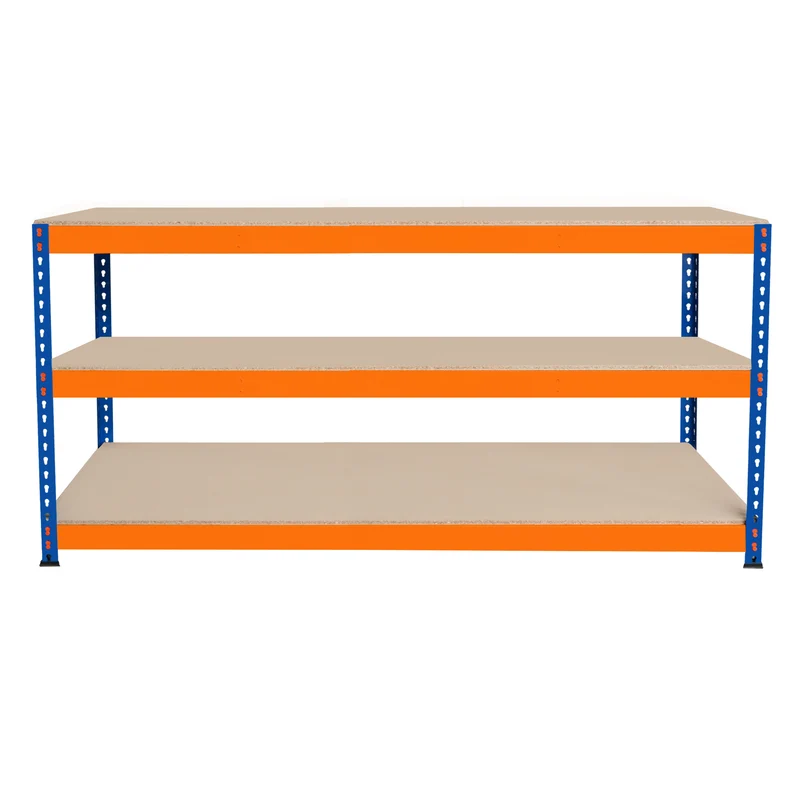 Banco de Trabajo S-Rax con 3 Niveles - 180cm x 60cm x 90cm