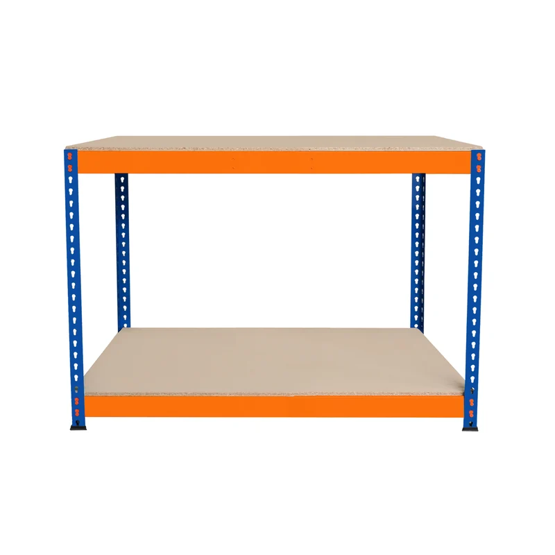 Banco de Trabajo S-Rax con 2 Niveles - 120cm x 60cm x 90cm