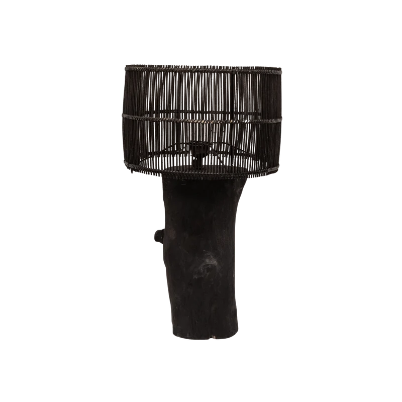 Timber Table Lamp | Black