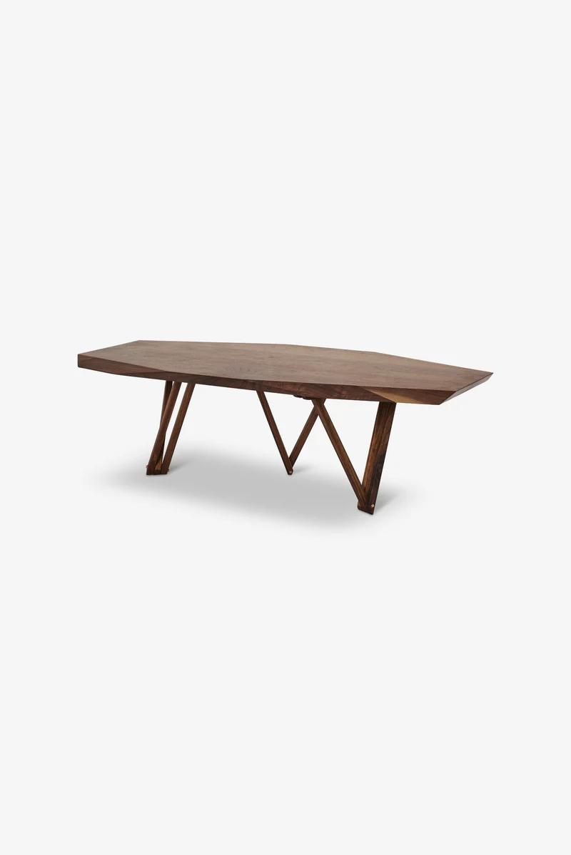 Coffee table JN02 in walnut wood