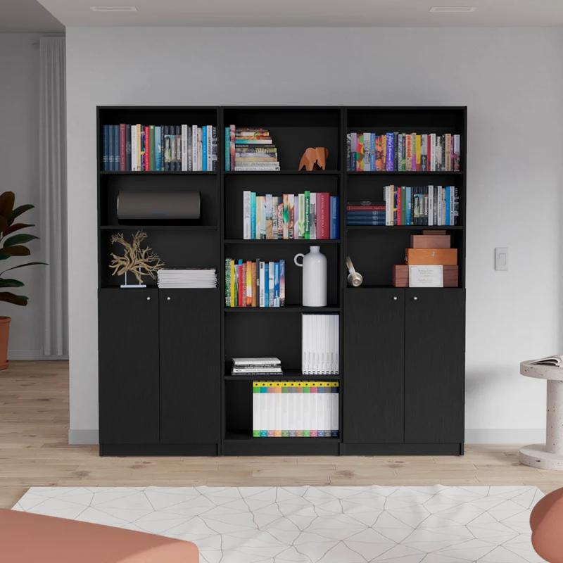 Combo de Bibliotecas Modernas con Estilo Elegante