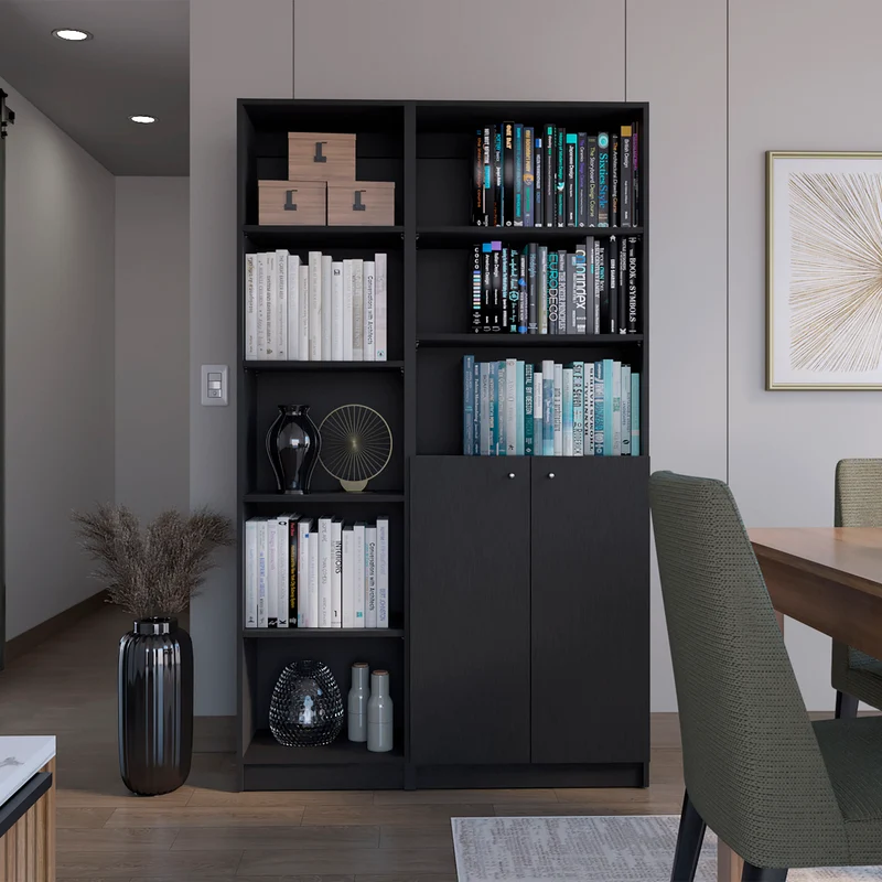 Set de Bibliotecas con Diseño Moderno y Configuración Funcional