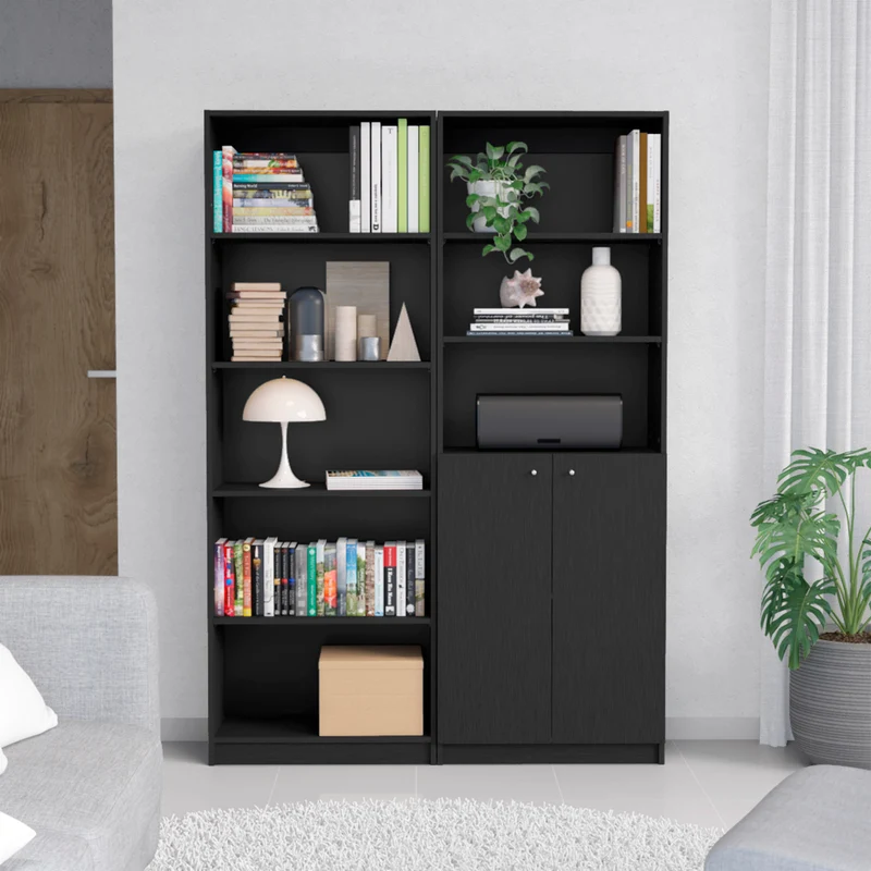 Combo de Bibliotecas Modernas con Diseño Versátil y Estilo
