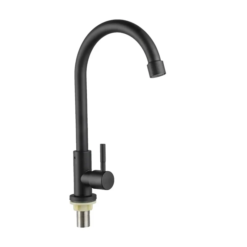 Sharp Stainless Steel Kitchen Faucet With Wall Mounted Spray Head And Single Handle Control For Top Mount Sinks Badass Durable Finish That Is Gonna Last Forever On Your Kitchen Counters
