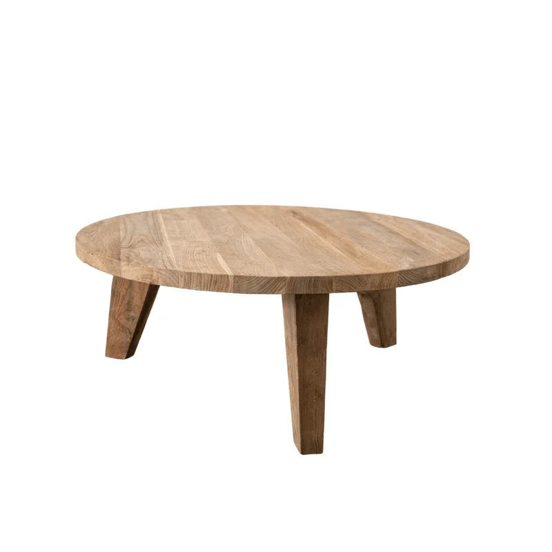 Recycled Teak Coffee Table | Ø80x31cm