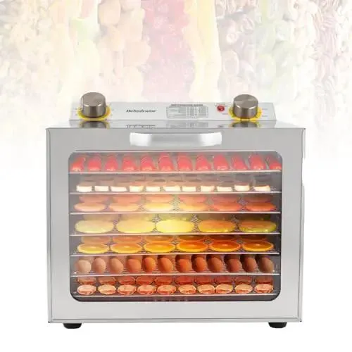 Heavy Duty Food Dehydrator Loaded With 12 Spacious Trays And Quick Temperature Control Brings Serious Preservation Muscle For Crafting Homemade Jerky And Saving Your Harvest In Style A True Kitchen MVP For Everyday Snacking Goals