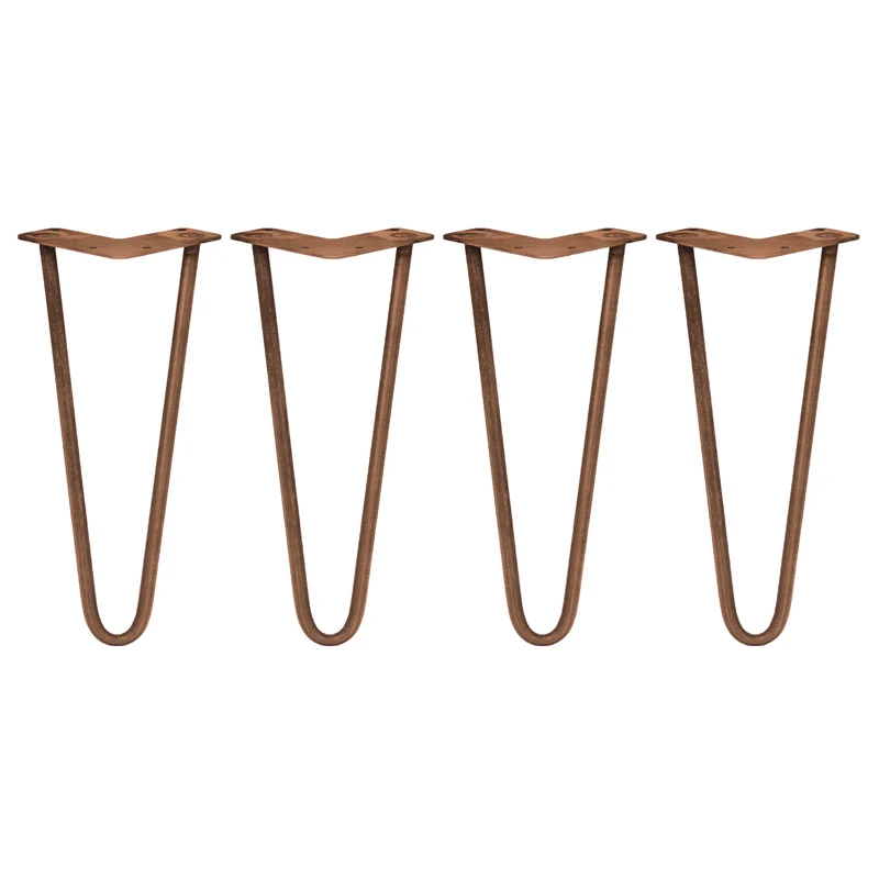 4 Patas de Horquilla SkiSki Legs 30,5cm Acero Natural 2 Dientes 12mm