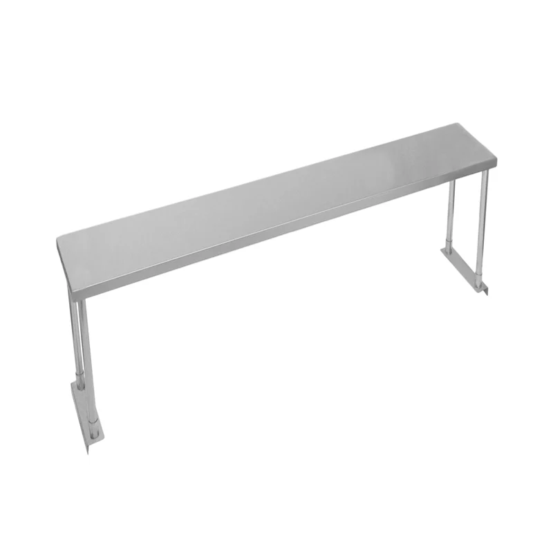 KuKoo Estante de Sobremesa 1 Nivel para Cocina Comercial de Acero Inoxidable Resistente 150 cm