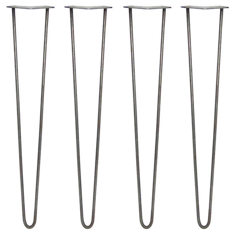 4 Patas de Horquilla SkiSki Legs 71cm Acero Natural 2 Dientes 10mm
