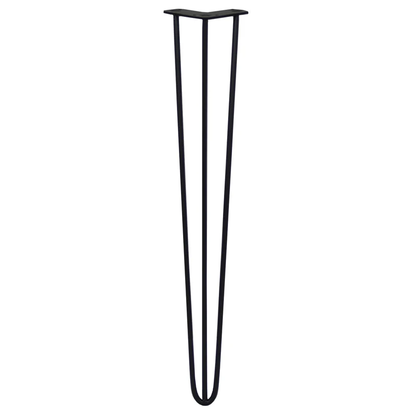 4 Patas de Horquilla SkiSki Legs 71cm Acero Negro 3 Dientes 10mm