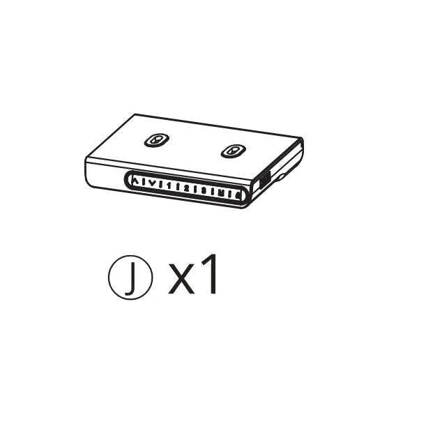 Hand Controller for Triple Motor L-Shaped Standing Desk (Old Version)