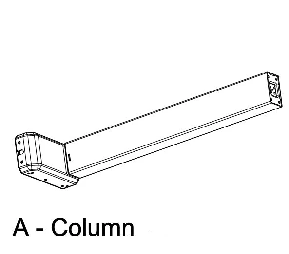 Motor leg for Triple Motor L-Shaped Standing Desk