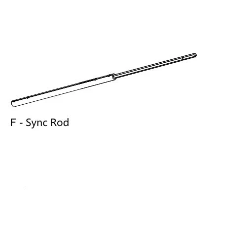 Aftersale Component-Sync Rod for Electric Standing Desk, 40&48x 24 Inches(Old version)