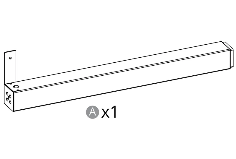 Non-Motorized Desk Leg (Part A)