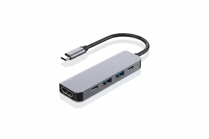 Hub USB-C con HDMI 4K, USB 3.0, USB 2.0 y Carga PD | Dock para Ordenador e iPad