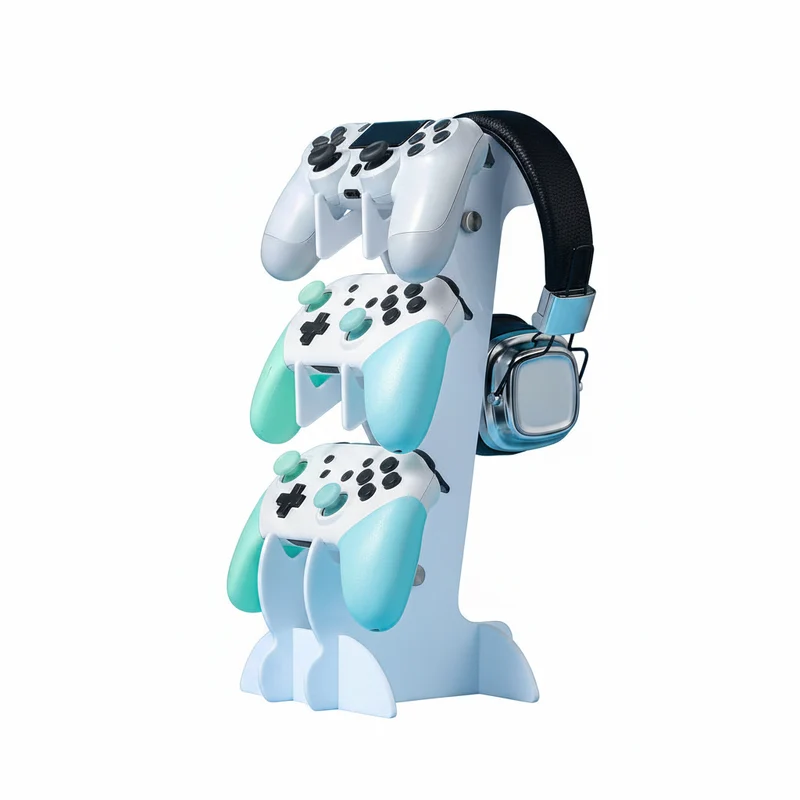 Soporte Universal para Mandos y Auriculares | 3 Niveles PS5, PS4, Xbox, Switch