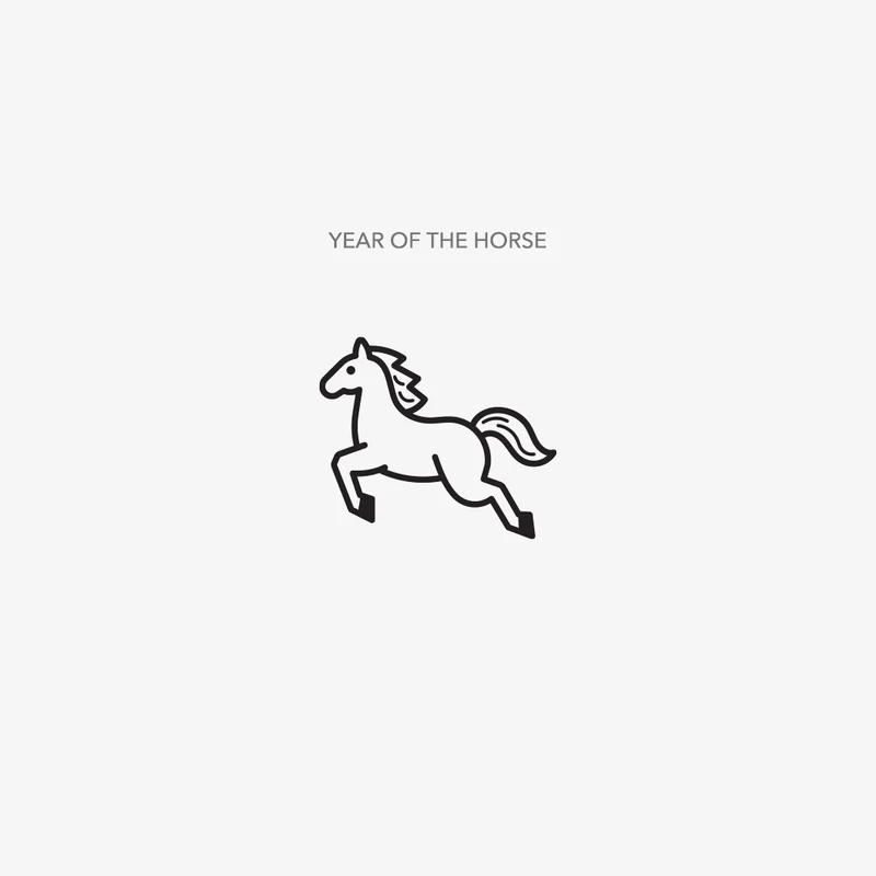 Year of the Horse Coaster Set
