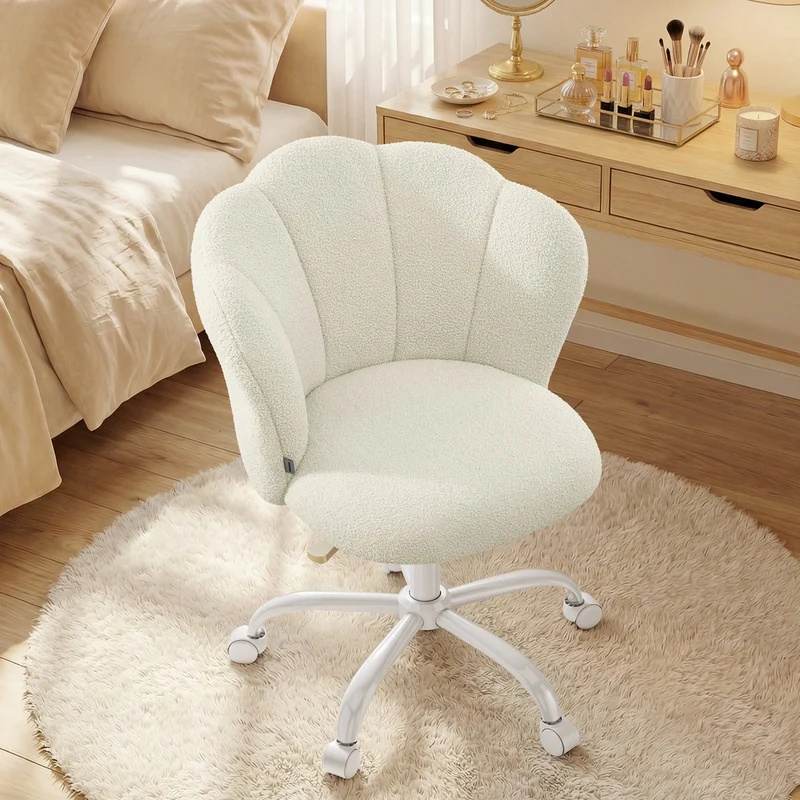 Silla de Oficina Giratoria 360° Respaldo en Forma de Pétalos